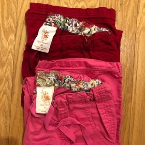(2) Koi Lindsey Cargo Scrub Pants